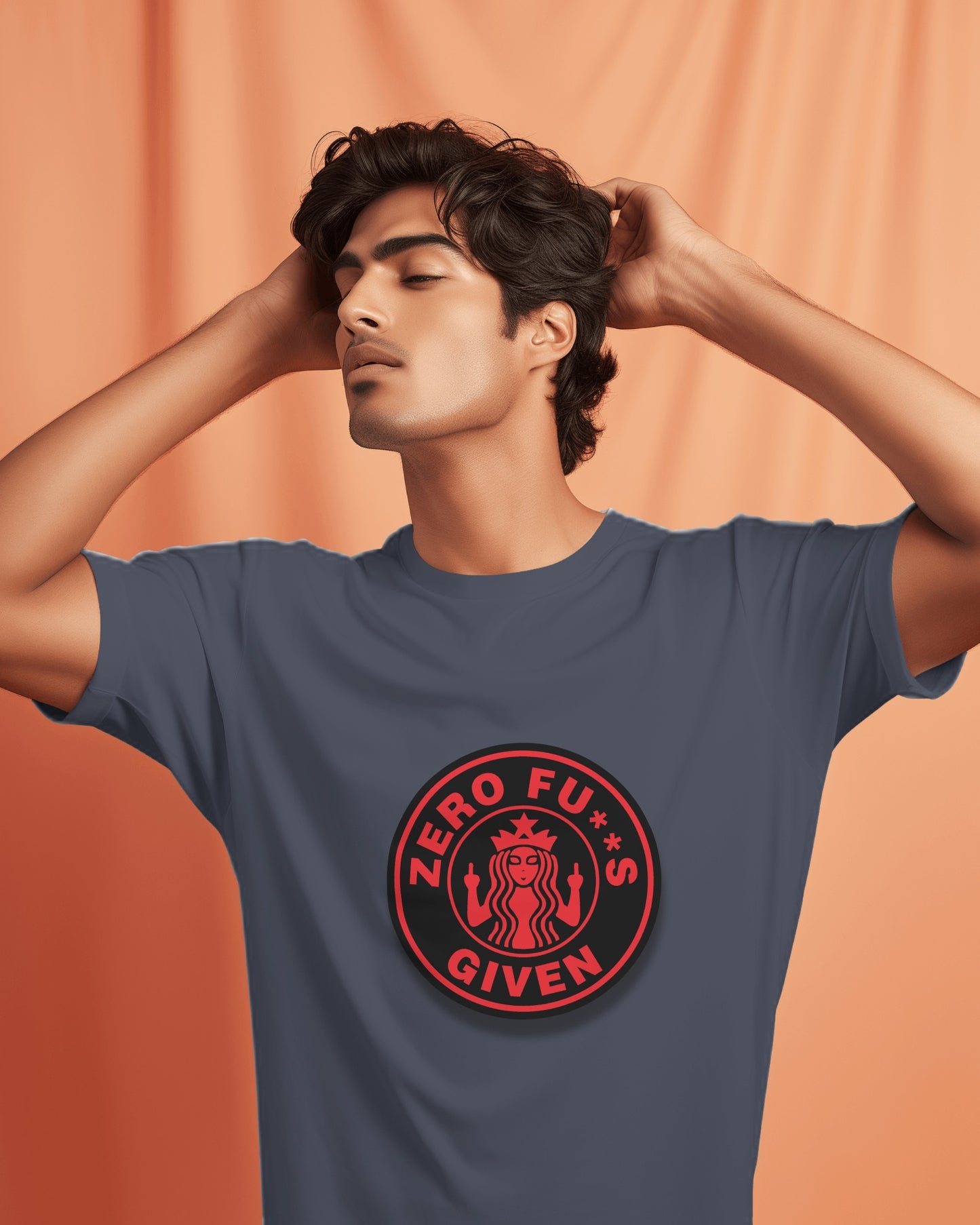 Regular Men T-Shirts Zero F**k Given