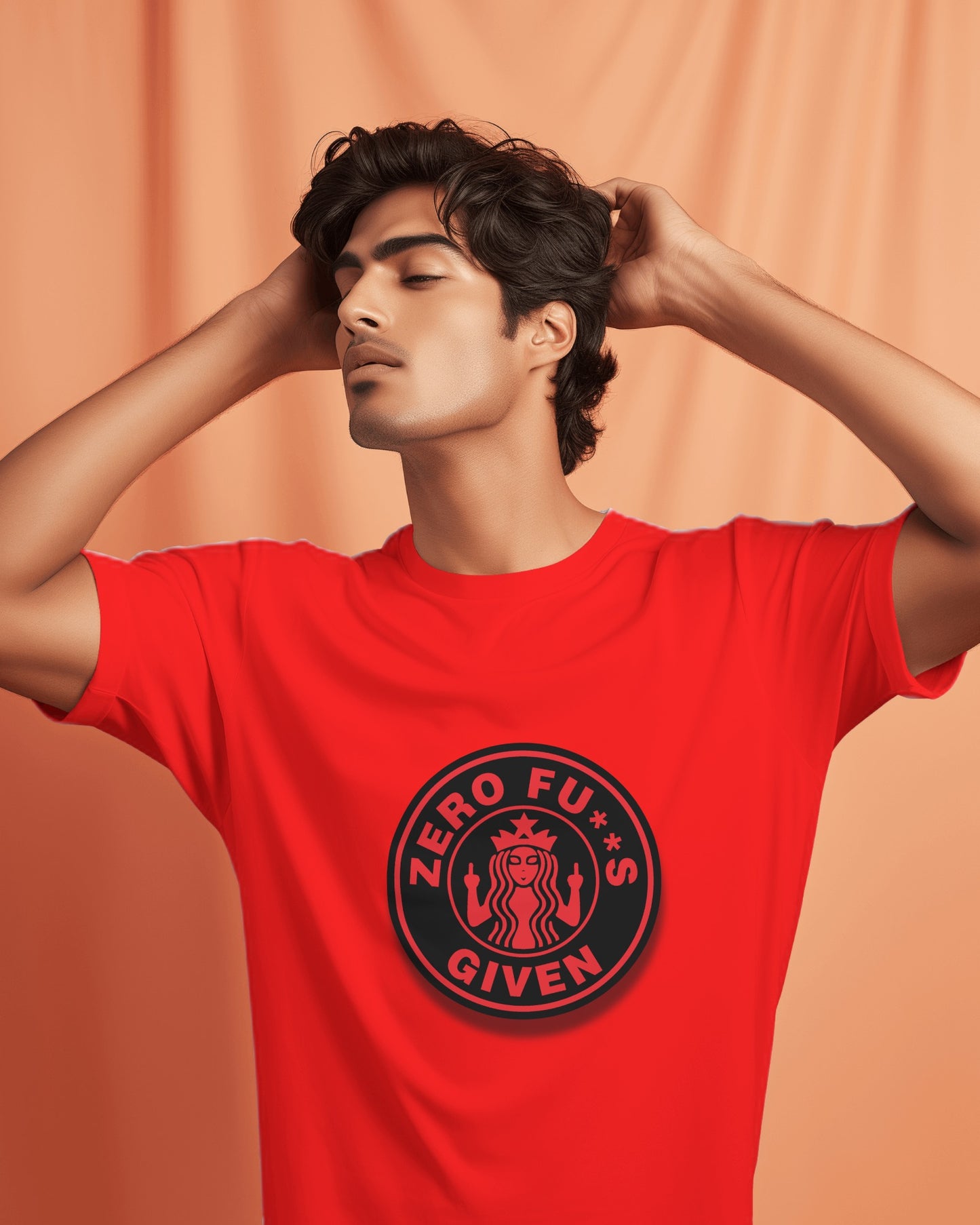 Regular Men T-Shirts Zero F**k Given