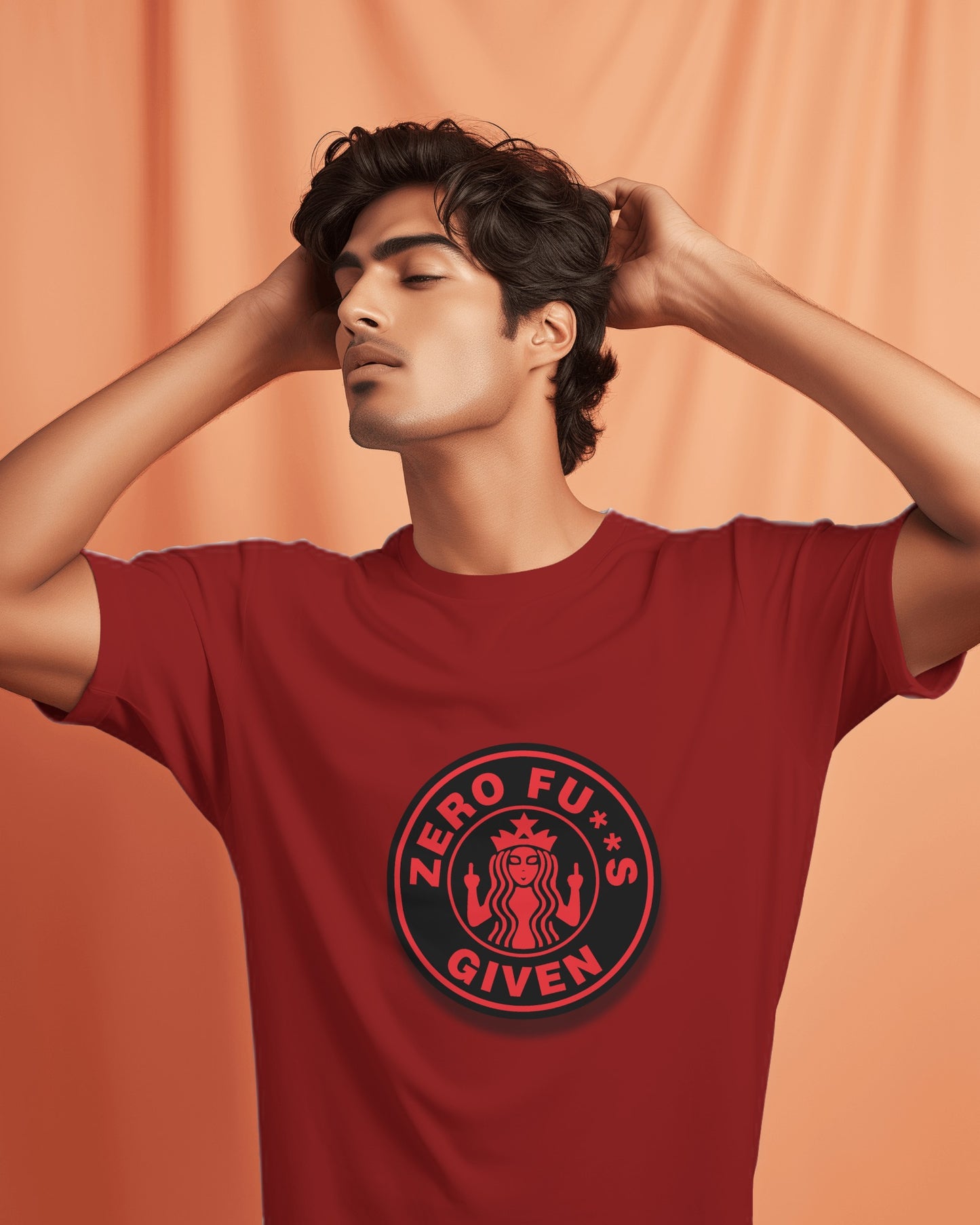 Regular Men T-Shirts Zero F**k Given