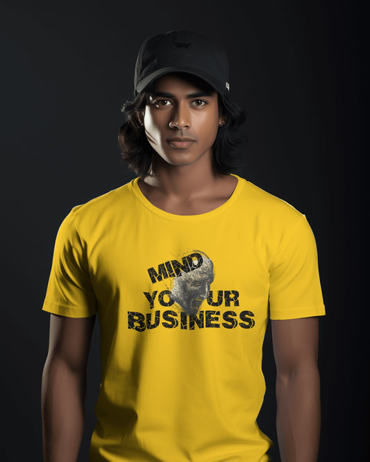 Regular Men T-Shirts Mind your Business