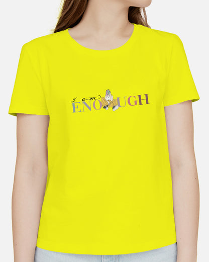 Regular Women T-Shirts I am Enough(S)