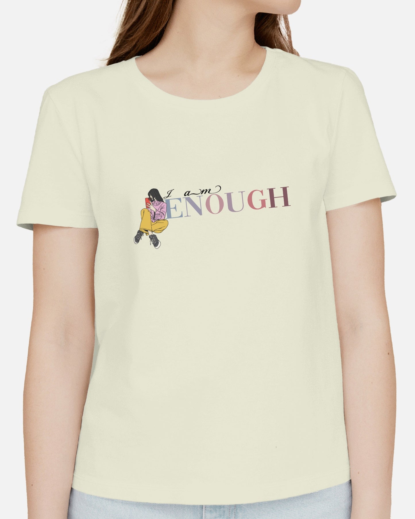 Regular Women T-Shirts I am Enough