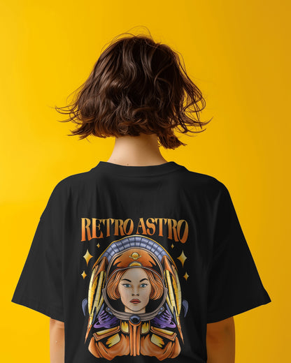 Oversized Women T-Shirts Retro Astro