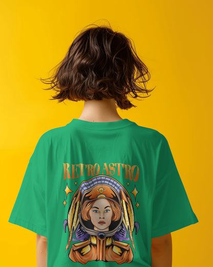 Oversized Women T-Shirts Retro Astro