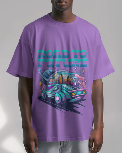 Oversized Unisex T-Shirts Road to Future