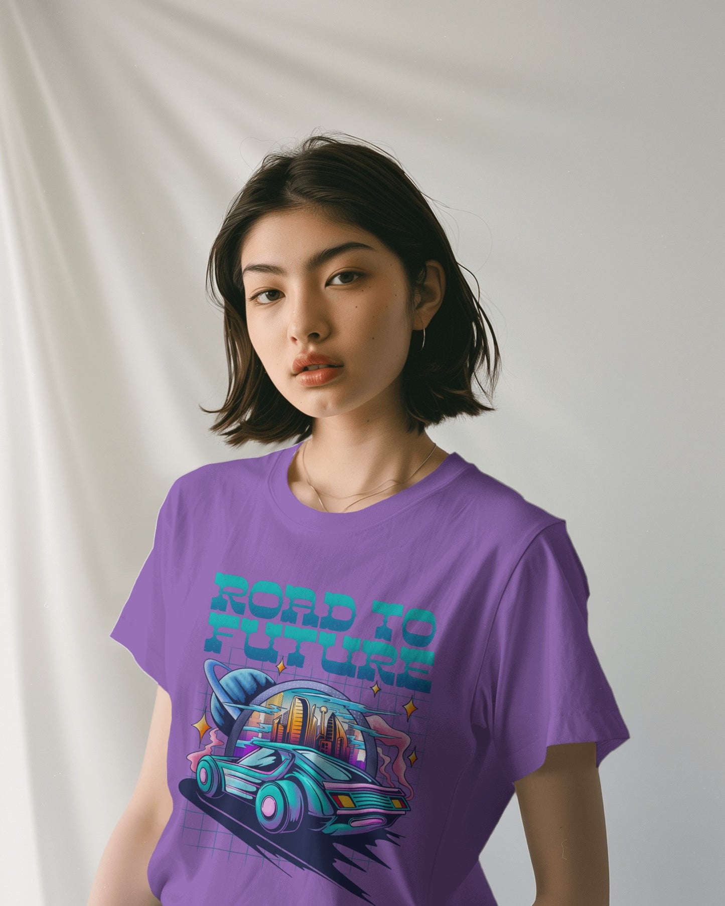 Oversized Unisex T-Shirts Road to Future