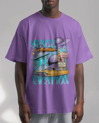 Oversized Unisex T-Shirts Space Vacation