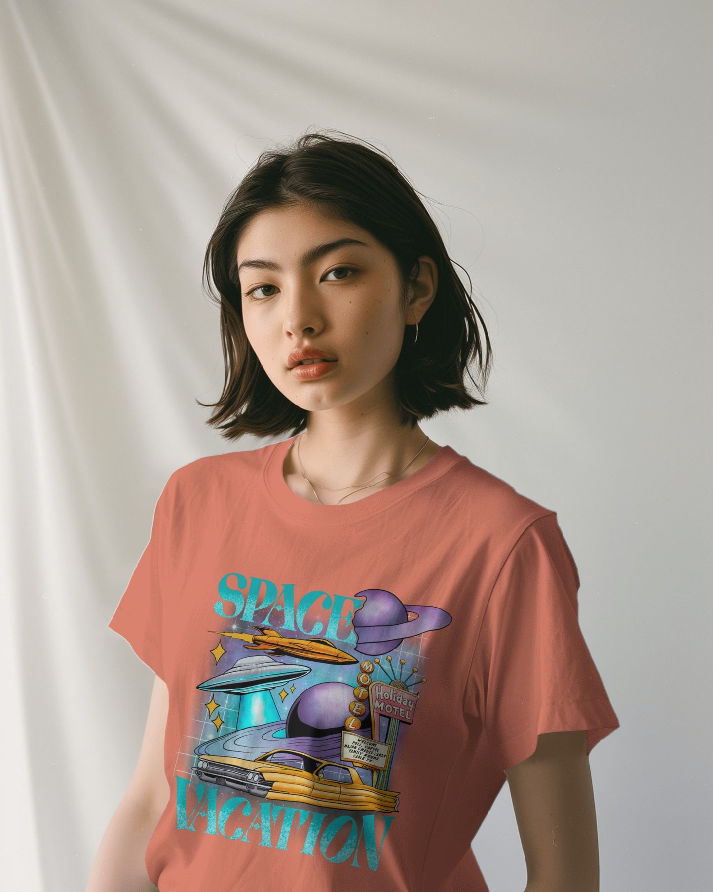 Oversized Unisex T-Shirts Space Vacation