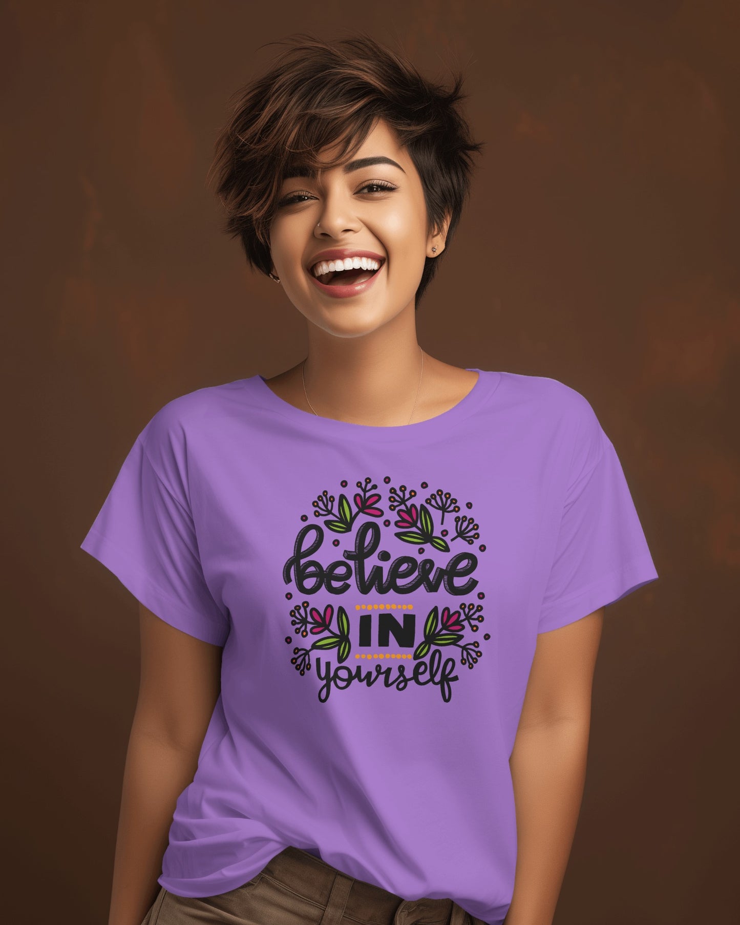 Regular Women T-Shirts Believe in Yourself