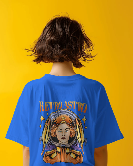 Oversized Women T-Shirts Retro Astro