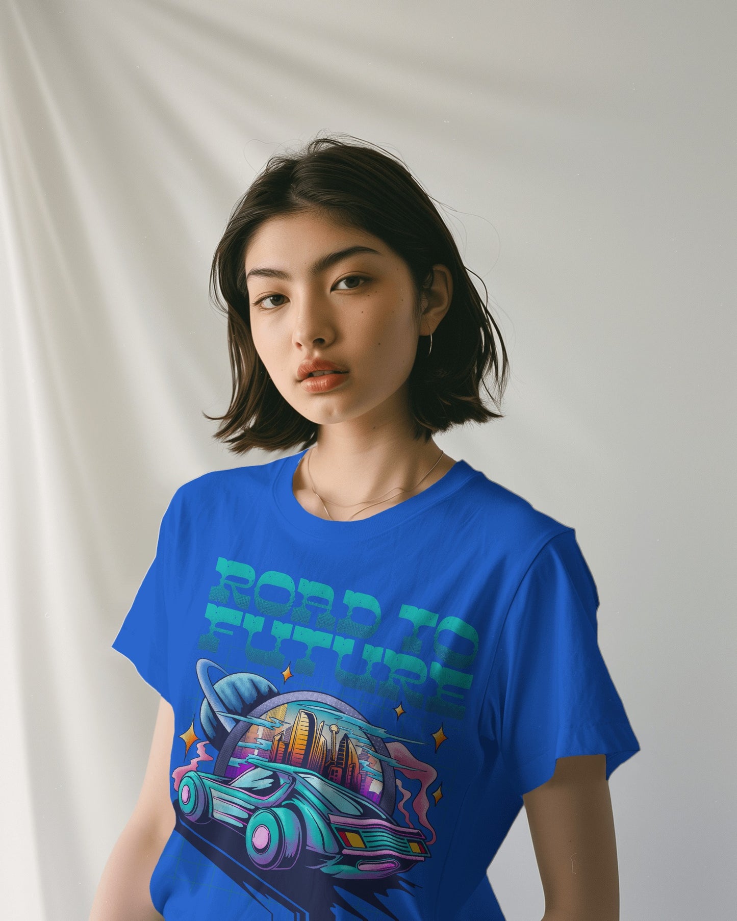 Oversized Unisex T-Shirts Road to Future