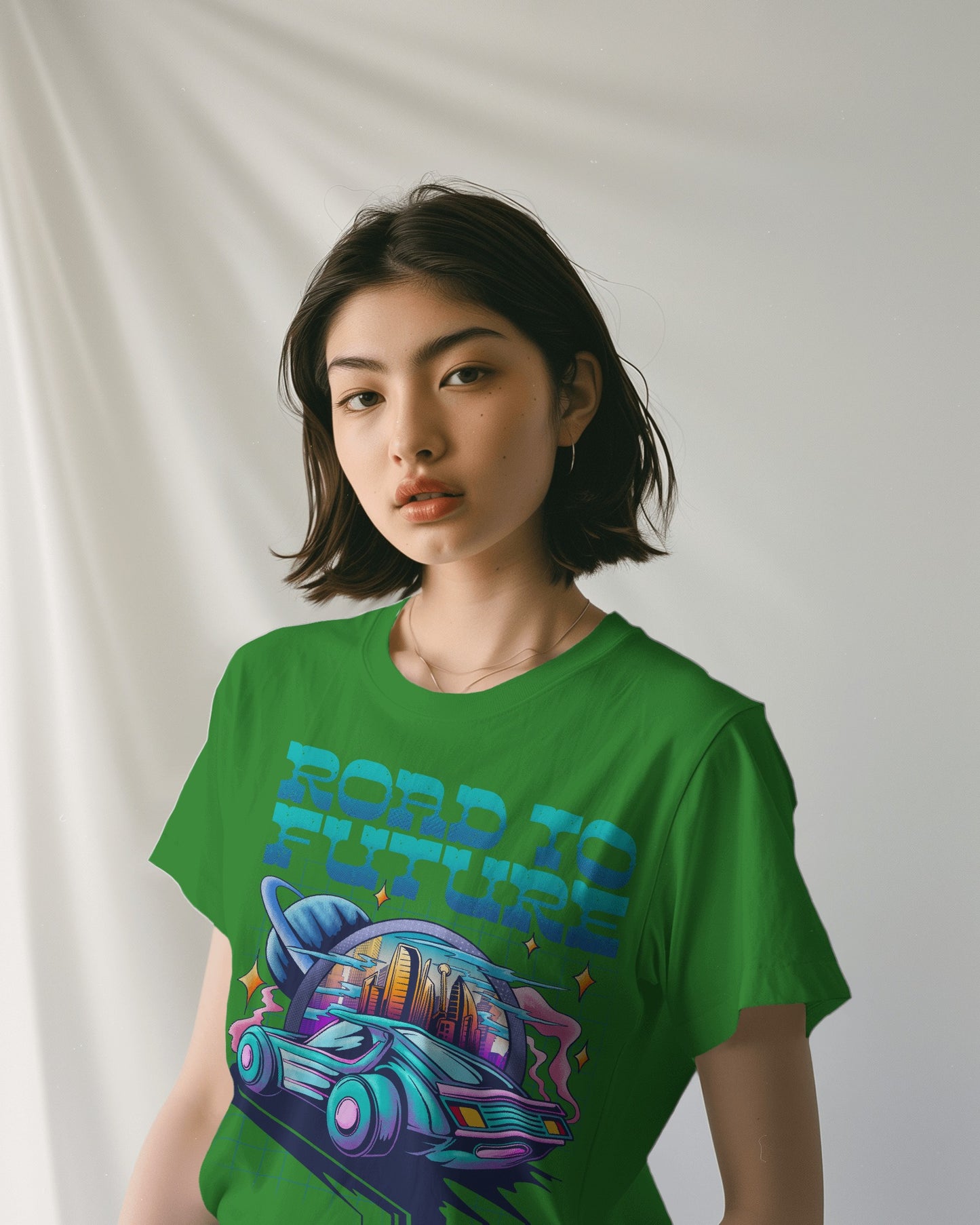 Oversized Unisex T-Shirts Road to Future