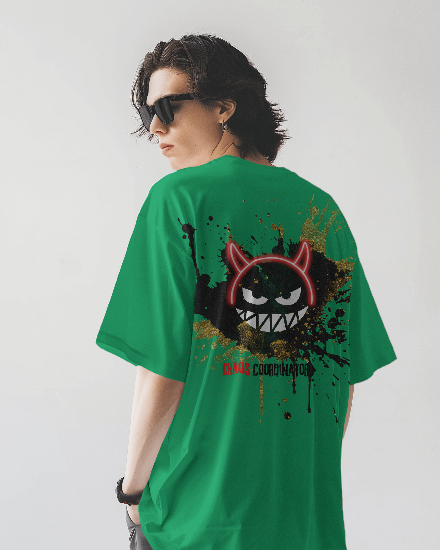 Oversized Men T-Shirts Chaos Coordinator