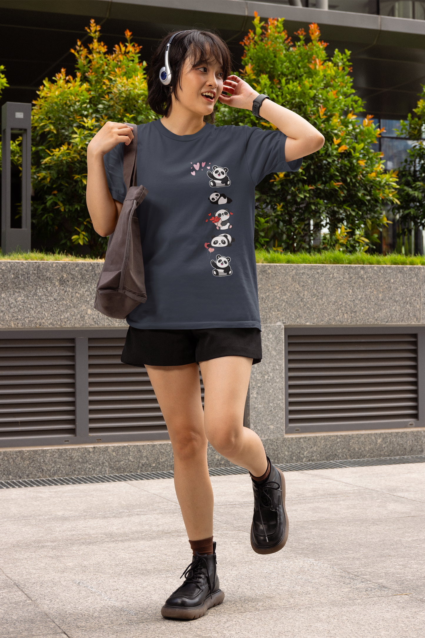 Regular Women T-Shirt Cute Panda