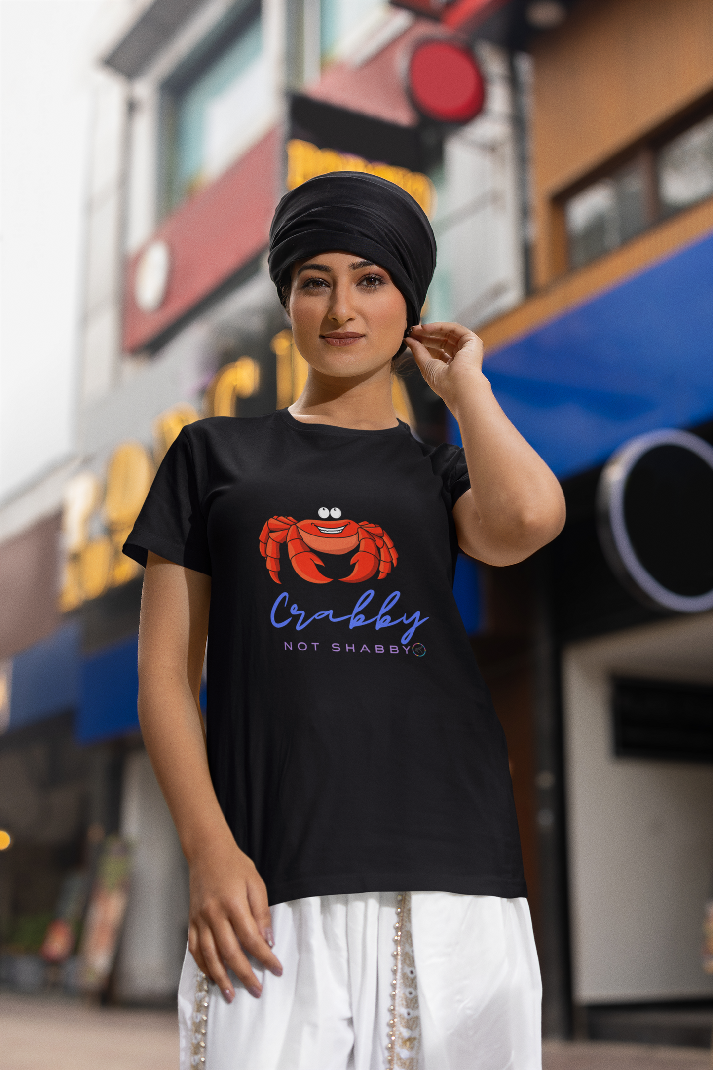 Regular Women T-Shirt Crabby Not Shabby