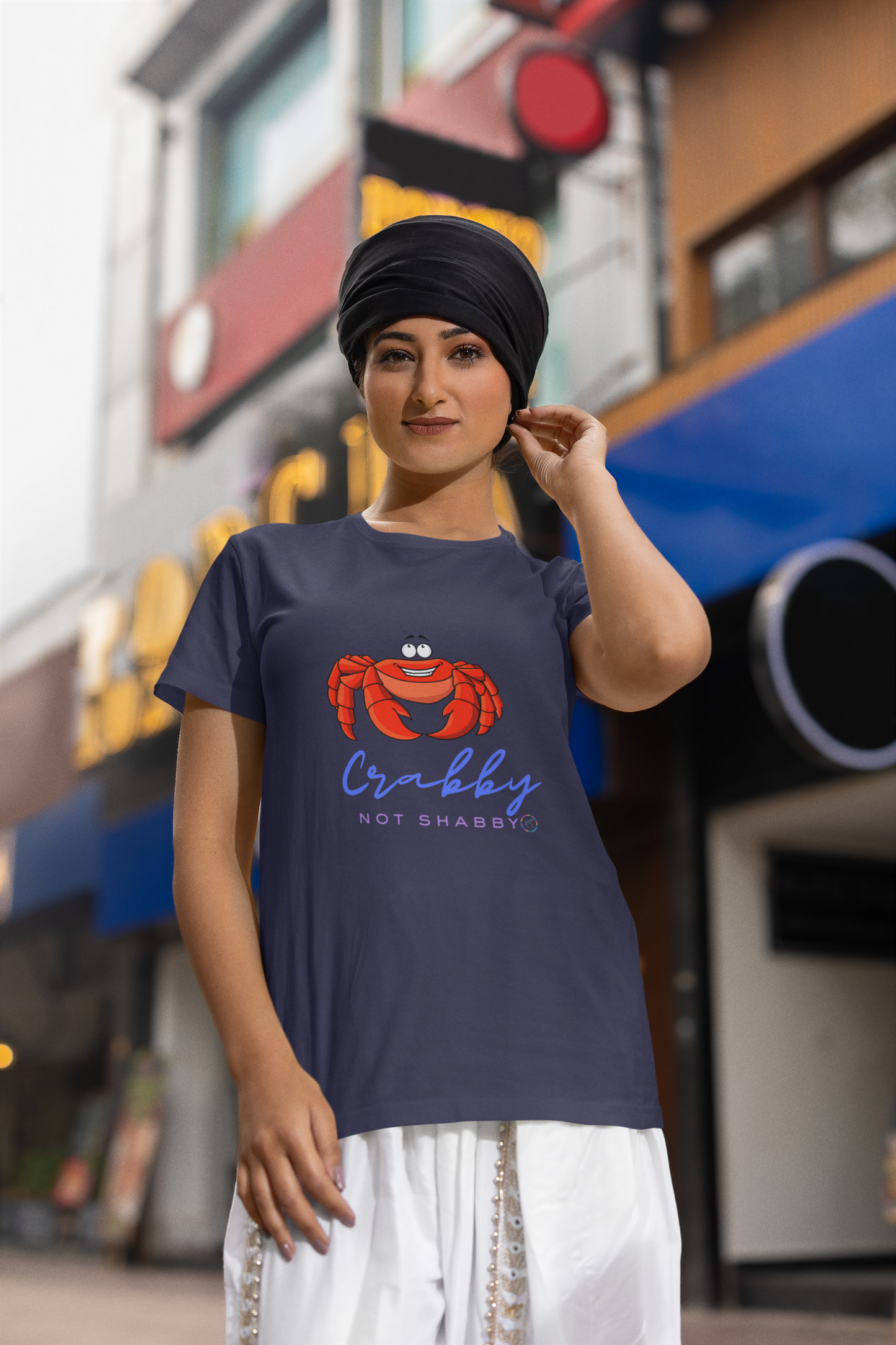 Regular Women T-Shirt Crabby Not Shabby