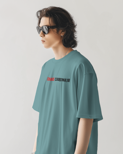 Oversized Men T-Shirts Chaos Coordinator