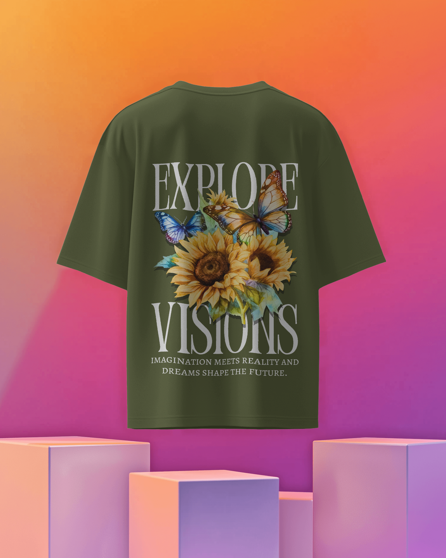 Oversized Unisex T-Shirts Visions