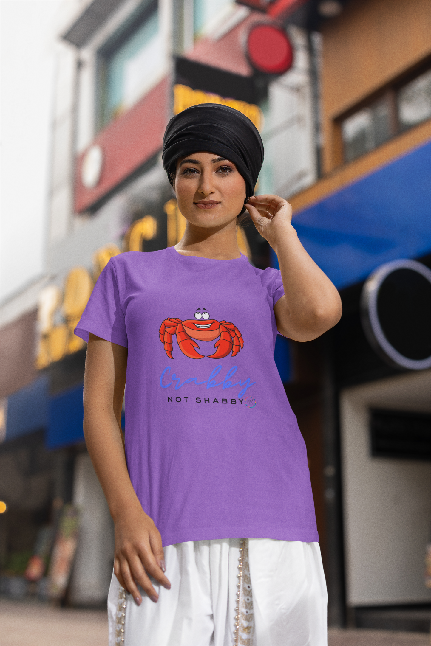 Regular Women T-Shirt Crabby Not Shabby