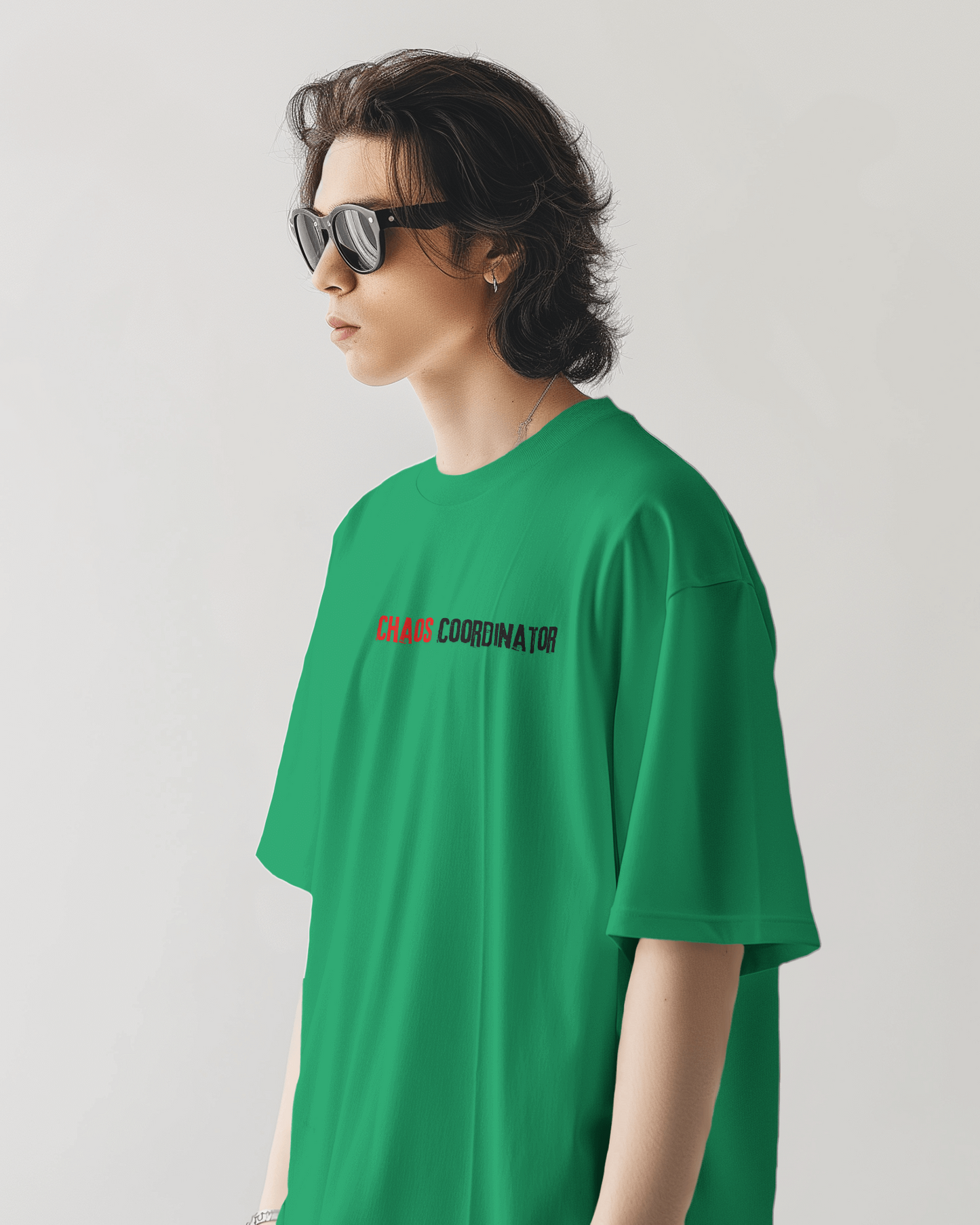 Oversized Men T-Shirts Chaos Coordinator