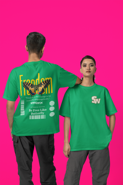 Oversized Unisex T-Shirts Freedom