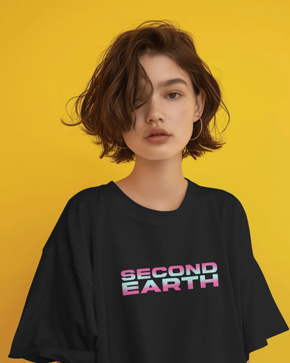 Oversized Unisex T-Shirts Second Earth