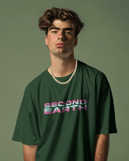 Oversized Unisex T-Shirts Second Earth