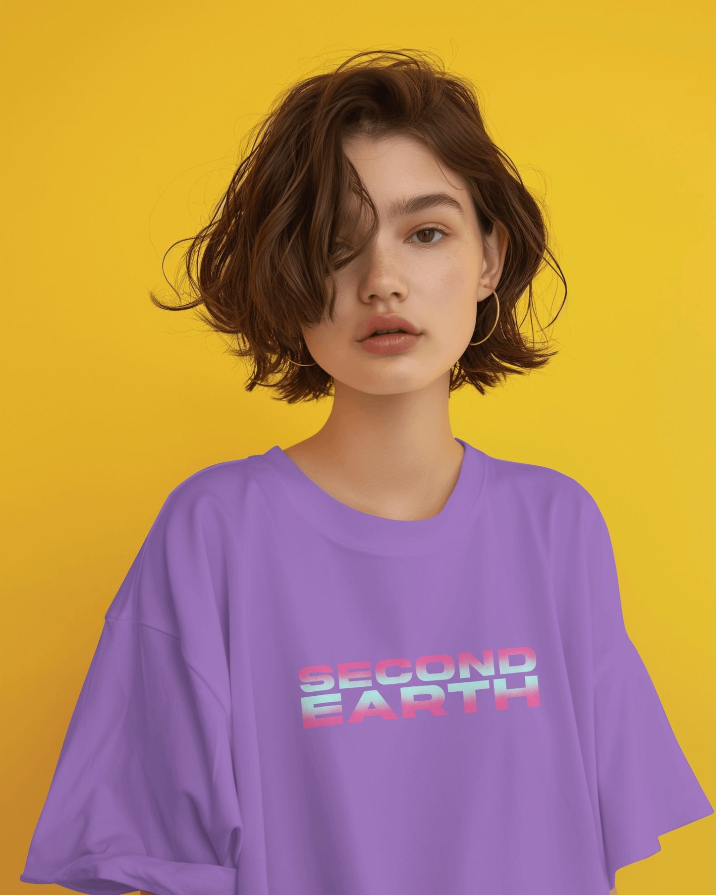 Oversized Unisex T-Shirts Second Earth