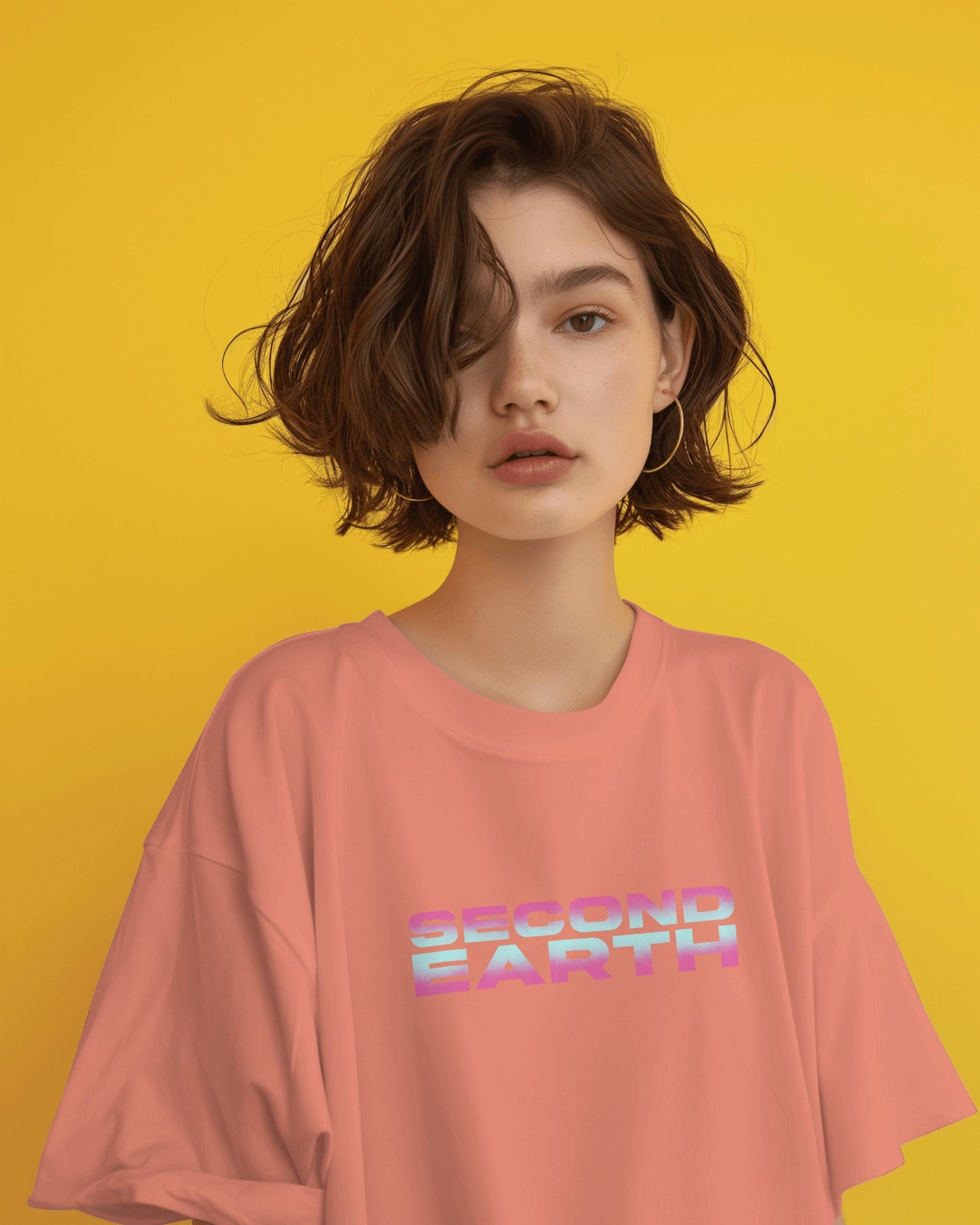 Oversized Unisex T-Shirts Second Earth