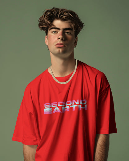 Oversized Unisex T-Shirts Second Earth