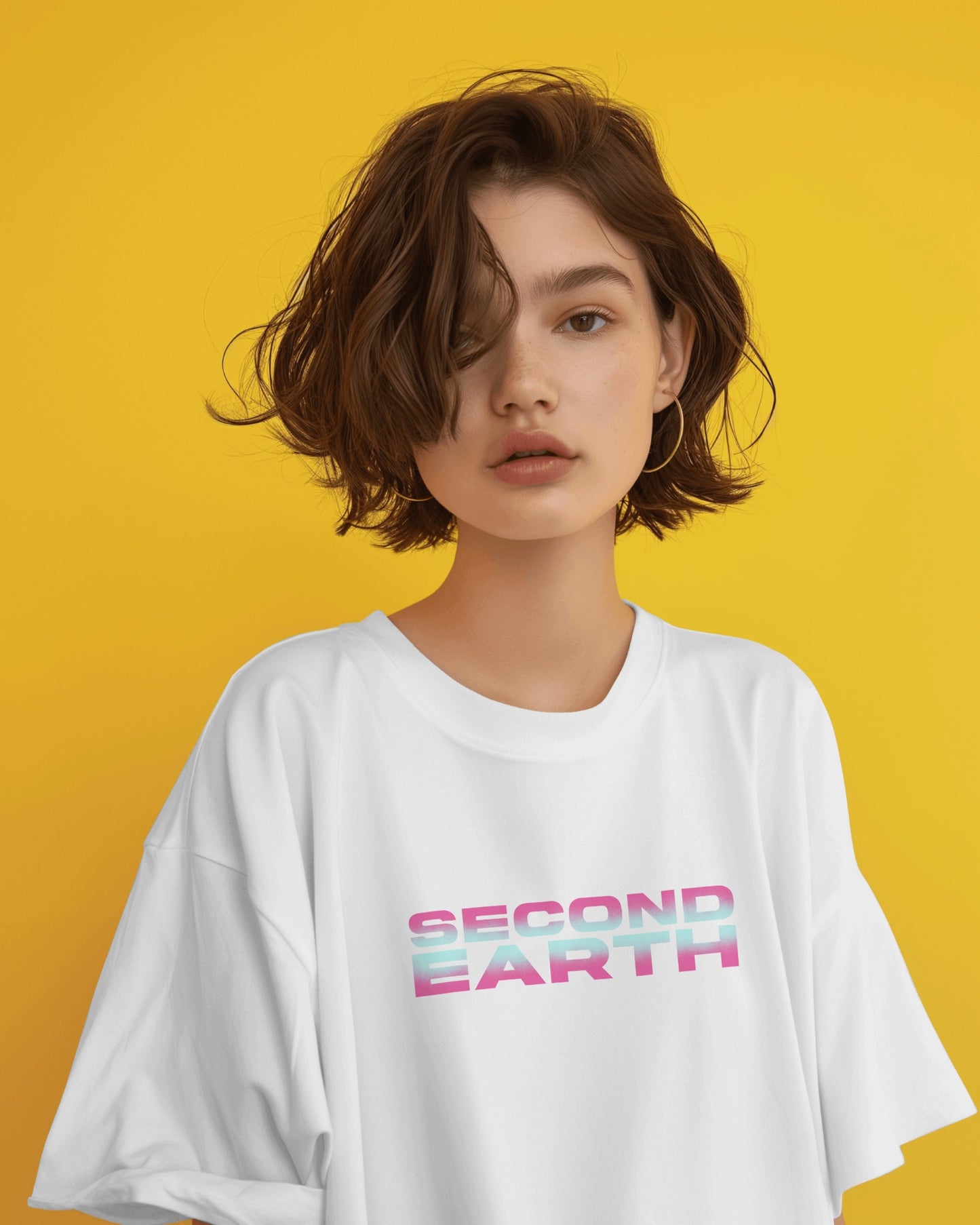 Oversized Unisex T-Shirts Second Earth