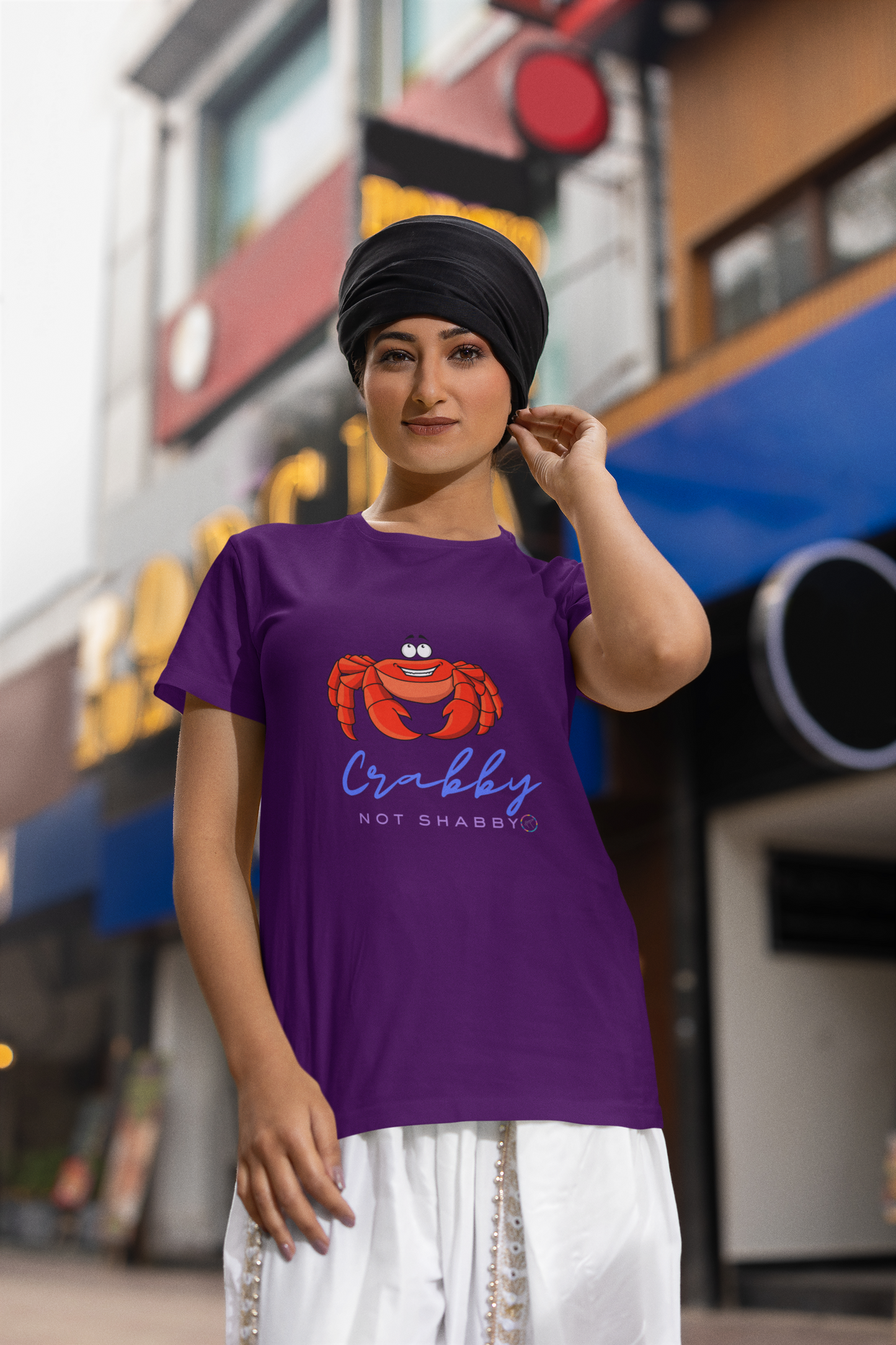 Regular Women T-Shirt Crabby Not Shabby