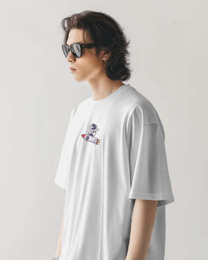 Oversized Men T-Shirts Space Traveller