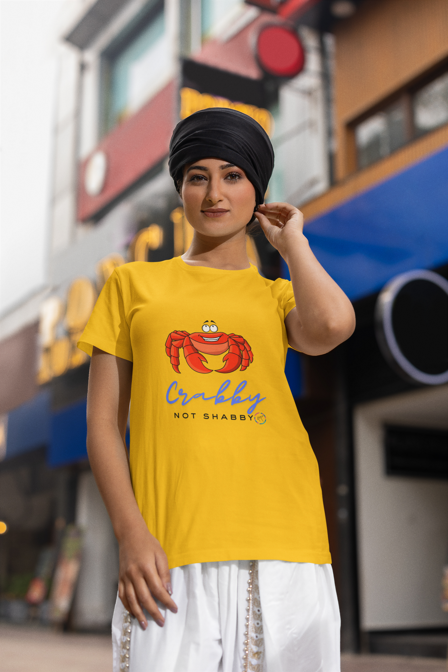 Regular Women T-Shirt Crabby Not Shabby